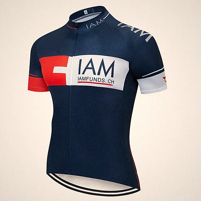 2026 IAM Man Cycling Jersey Set - Short Sleeve Cycling Jacket Bike Ciclismo 24