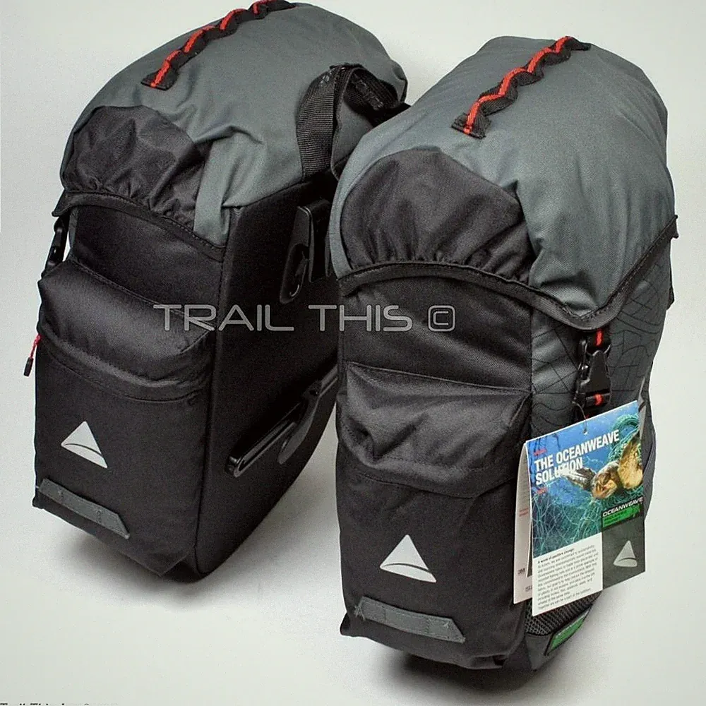Axiom Seymour Oceanweave P35+ Panniers Set Commuter Touring Waterproof Bike Bags