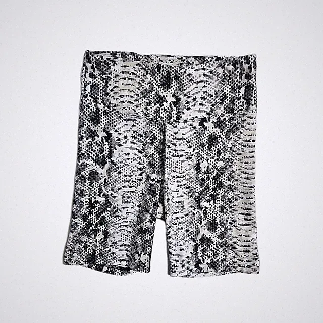 Balance Collection Bike Shorts Size M Snake Print Biker Shorts