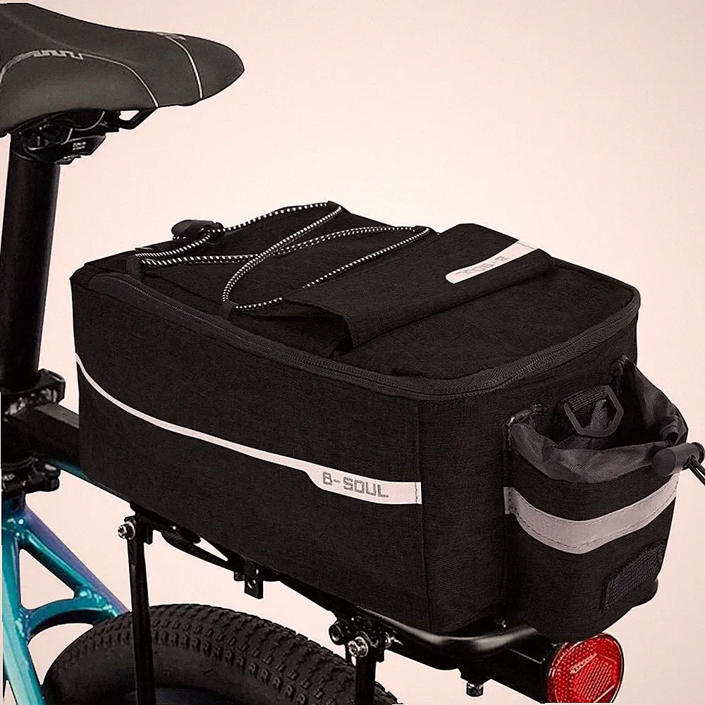 Bicycle eBike Rear Seat Storage Cycling Pannier Saddle Rack Bag Trunk Waterproof