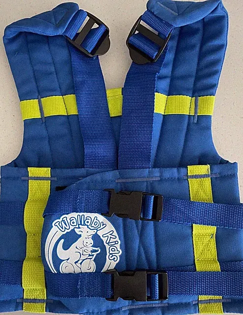 Bicycle Training Vest Teach Kids Child How Ride Bike Adjustable Trainer
