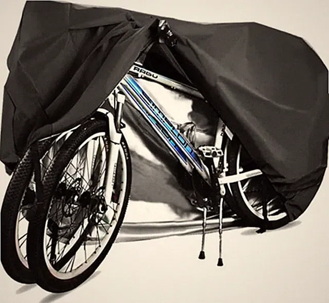 Bike Cover for 2 or 3 Bikes, 2XL Size Waterproof Outdoor with Lock Hole