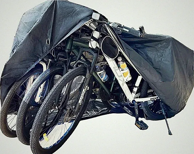 Bike Covers for 2 or 3 Bikes, [2024 Upgraded] 2XL Large Outdoor Waterproof Bicyc