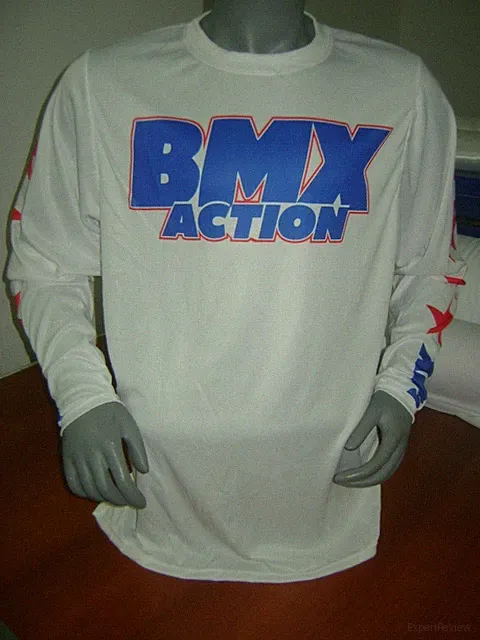 BMX BIKE JERSEY CLASSIC DESIGN BMX JERSEY OLD SCHOOL 80'S DESIGN ACTION XL