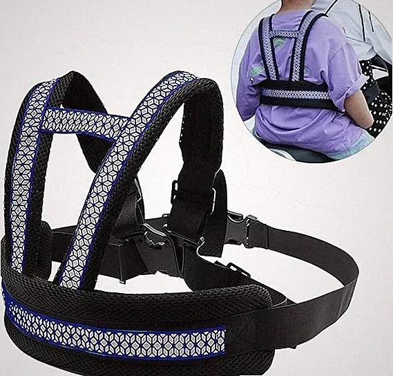 Child Motorcycle Safety Harness for Kids Anti-Fall Bike Motorcycle Shoulder Bel
