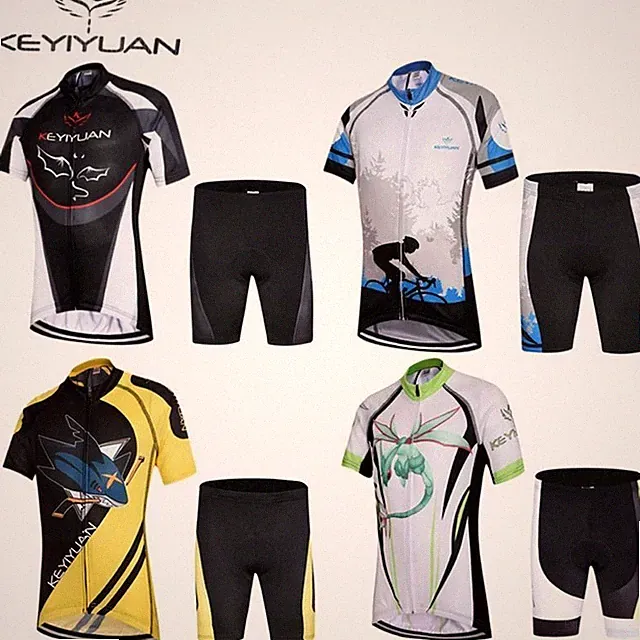 Children Bike Clothing Kids Summer Cycling Jersey and Shorts Padded Sets S-XXXL