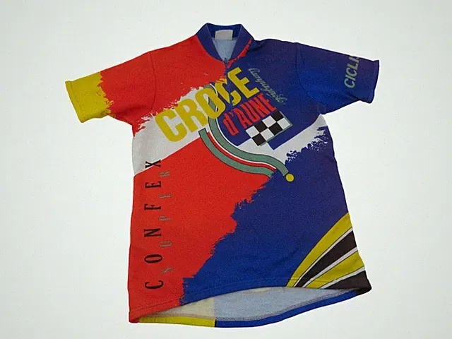 Cinelli Campagnolo Columbus Cycling Jersey Medium Vintage Short Sleeve Bike Zip