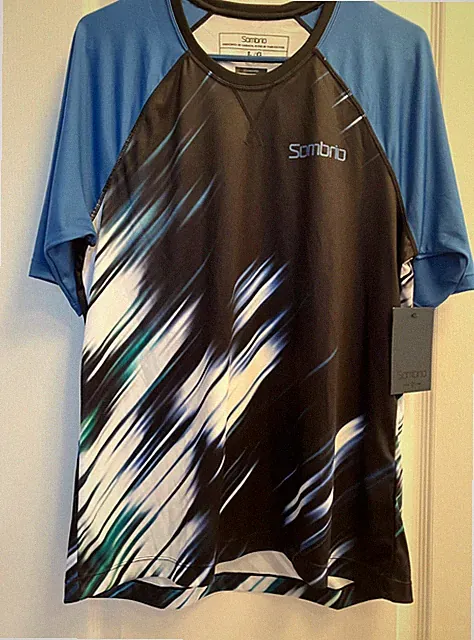 Cycling Jersey Women's Large Sombrio Alder Mountain Bike Raglan Tee NEW