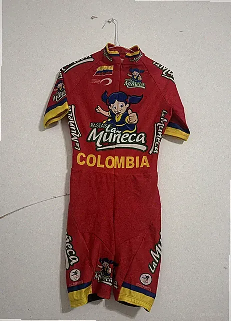Cycling Triathlon Tri Jersey Bib Short Suit Racing Skinsuit Small Colombia