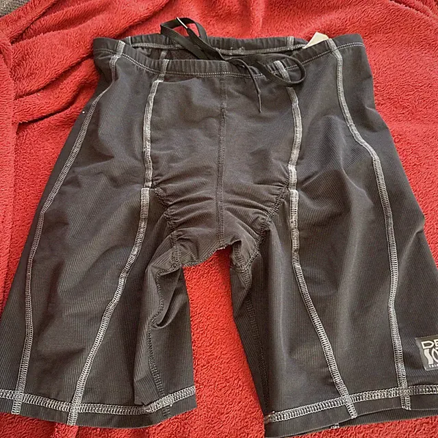 De Soto Riviera Mens Triathlon Shorts Black Tri Bike Swim Run Shorts Size M