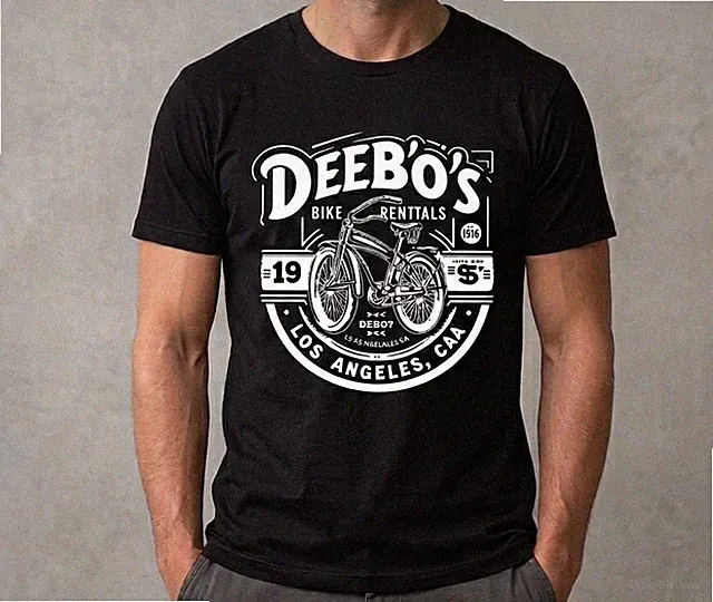 Deebo's Bike Rentals LA T-Shirt - Vintage 1916 Cruiser T-Shirt
