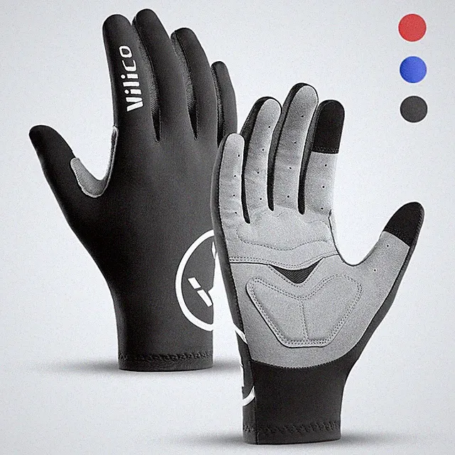 Full Finger Cycling Gloves Touchscreen Mountain Bike Gloves for BMX MTB Riding