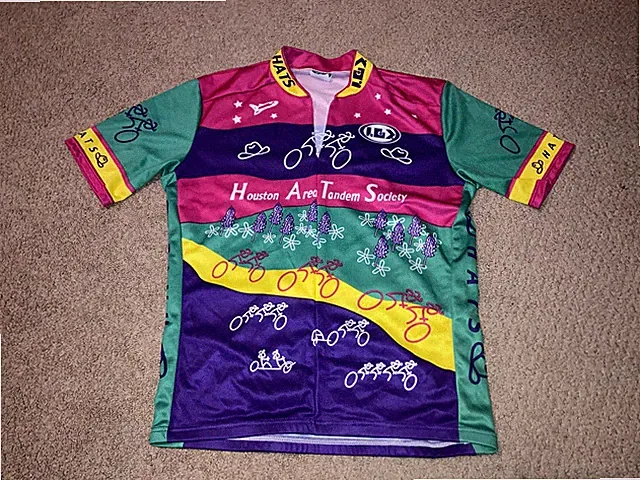 Louis Garneau Cycling Bicycle Jersey Size Small Houston Area Tandem Society