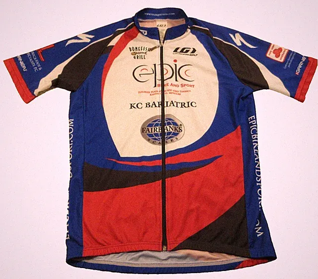 louis garneau mens cycling jersey size G/L kansas city billboard
