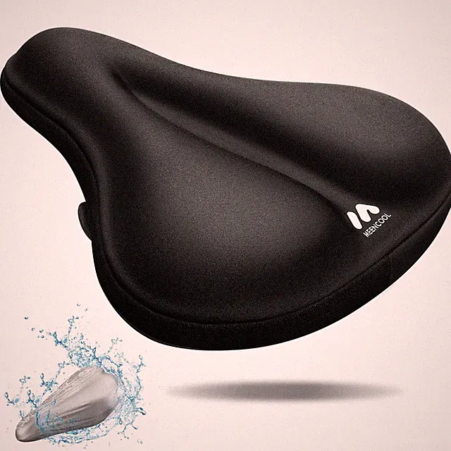 MEENCOOL Bike Seat Cushion - Gel Padded Bike Seat Cover for Men Women Comfort...