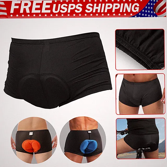 Men's 3D Padded Cycling Underwear Shorts Breathable & Quick Dry Bicycle Shorts