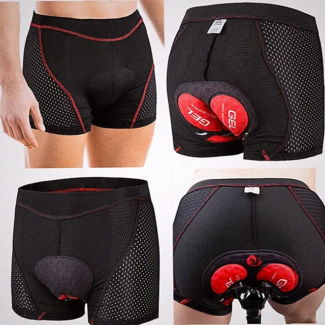 Men's Cycling Underwear Shorts 5D Padded Mountain Bike Bicycle MTB Liner Shorts