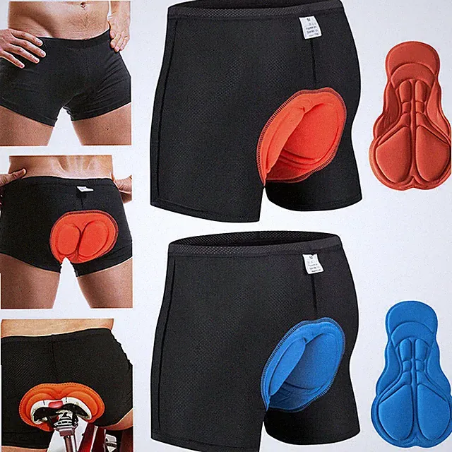 Men Women Cycling Shorts Bicycle Bike Underwear Pants Soft Sponge Gel 3D Padded