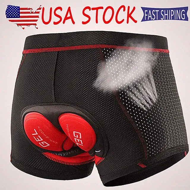MTB Mountain Bike Short Pants Men Downhill Underwear 5D Gel Pad Cycling Shorts
