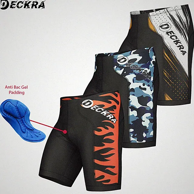 New Men's Cycling Shorts 3D Gel Padded Mountain Biking Tight-Fitting Riding Pant