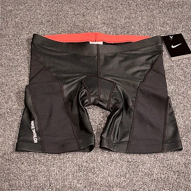 Nike Triathlon Cycling Shorts Womens XS Black Padded Chamois Compression Bike
