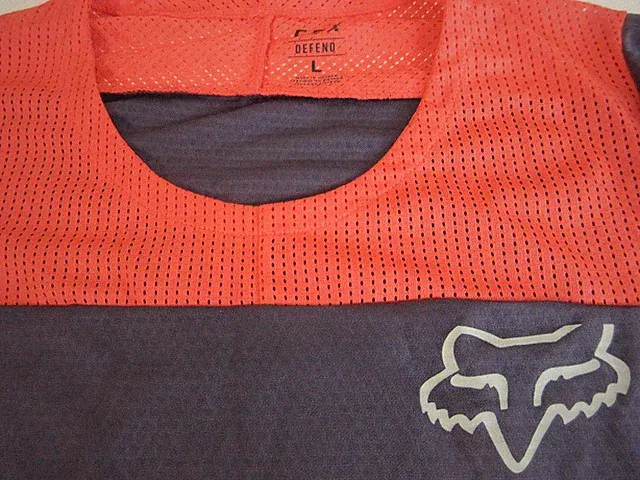 NWT Fox Men’s Defend Long Sleeve Mountain Bike Jersey Sz Large Dark Purple