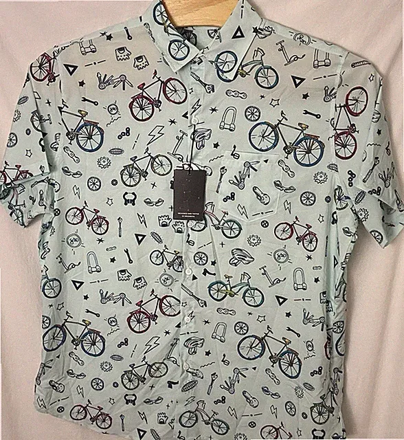 OrionRide Mens 2XL Gravel Shirt Lt Green Bicycle Performance Cycling Pockets NWT
