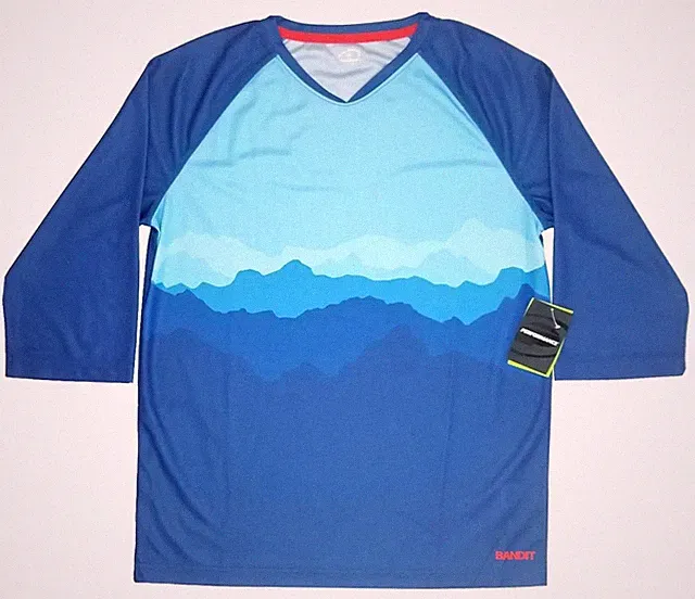 Performance Men's Bandit MTB Jersey Size XXXL 3/4 Sleeve Enduro Mountain Bike