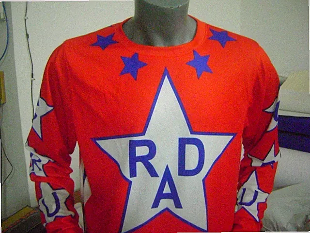 RAD OLD SCHOOL BIKE JERSEY CLASSIC BMX JERSEY RACE BIKE SHIRT BMX RED SIZE XL