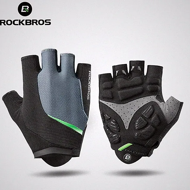 ROCKBROS Bike Cycling Sport Short Gloves MTB Road Bicycle Half Finger/Fingerless