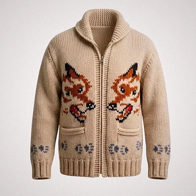 Ryan Gosling Wolf Cardigan Project Hail Mary Ryland Grace Knitted Sweater