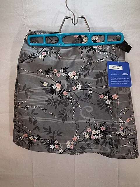 Terry XS Floral Cruiser Skort Bicycle Cycling NWT Pull on Buckle Pockets Shorts
