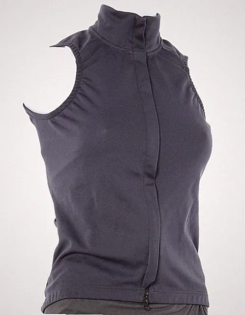 Velocio ES Cycling Vest Women SMALL Gray Road Bike Gravel Mountain Cyclocross