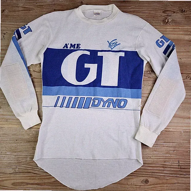 Vintage BMX GT Dyno YES AME Old 1980s Shirt AOP Front Back Print Jersey LARGE