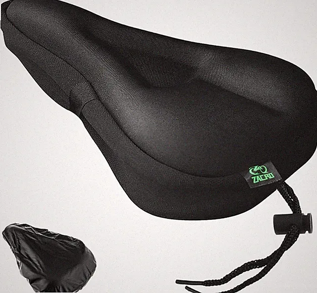 Zacro Bike Seat Cushion - Gel Padded Bike Seat Cover for Men Women Comfort, Extr